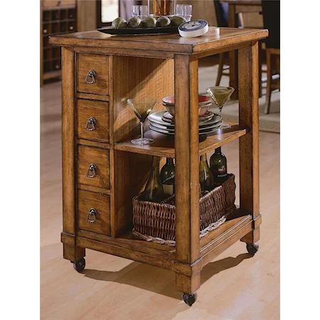 Serving Cart on Casters